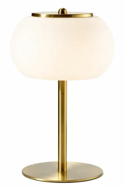 casa NOVA cas Nova LED-Tischleuchte 1flg weißgoldfarben