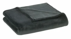 casa NOVA casa Nova Flanell-Decke grau