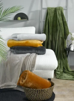 casa NOVA casa Nova Flanell-Decke beige