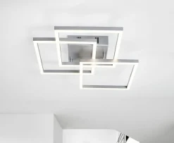 casa NOVA casa Nova LED-Deckenleuchte silberfarben