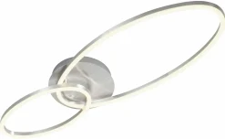 casa NOVA casa Nova LED-Deckenleuchte silberfarben