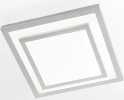 casa NOVA casa Nova LED-Deckenleuchte silberfarben