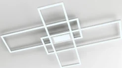 casa NOVA casa Nova LED-Deckenleuchte silberfarben