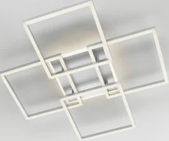 casa NOVA casa Nova LED-Deckenleuchte silberfarben
