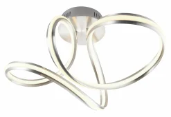 casa NOVA casa Nova LED-Deckenleuchte silberfarben