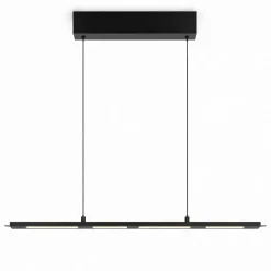 casa NOVA casa Nova LED-Pendelleuchte 4f schwarz