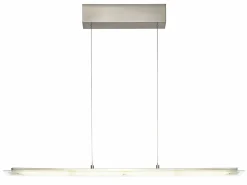 casa NOVA casa Nova LED-Pendelleuchte 4f silberfarben