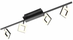 casa NOVA casa Nova LED-Spot 4flg schwarz