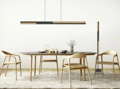 casa NOVA casa Nova LED-Stehleuchte 1flg schwarzbraun