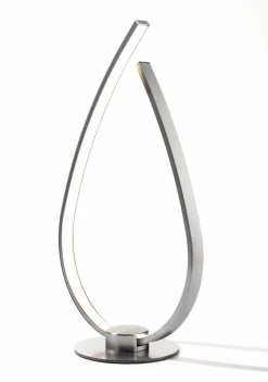 casa NOVA casa Nova LED-Tischleuchte silberfarben