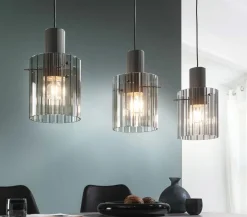 casa NOVA casa Nova Pendelleuchte 3flg silberfarben