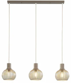 casa NOVA casa Nova Pendelleuchte 3flg beige