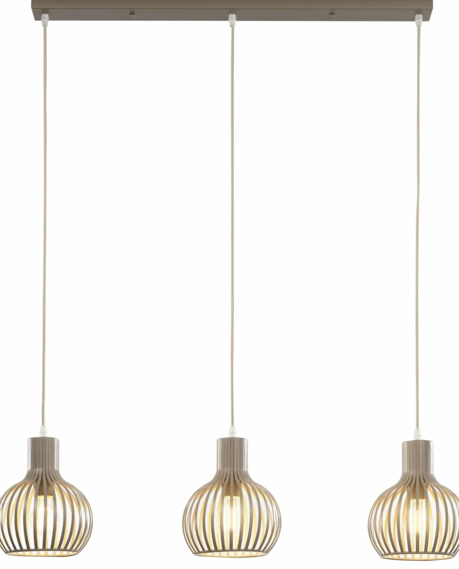 casa NOVA casa Nova Pendelleuchte 3flg beige