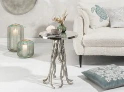 casa NOVA casaNOVA Laterne 40cm blaugoldfarbengrün