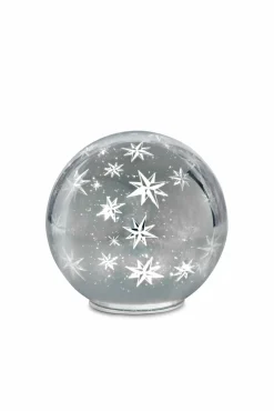 casa NOVA Deko-Kugel 15cm silberfarben