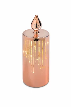 casa NOVA Deko-LED-Kerze 20cm orange