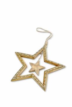 casa NOVA Deko-Stern klein braun