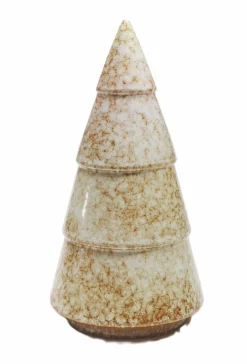 casa NOVA Deko-Tannenbaum 25cm beigebraun