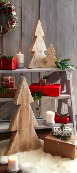 casa NOVA Deko-Tannenbaum 60cm braun