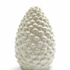 casa NOVA Deko-Tannenzapfen L grau