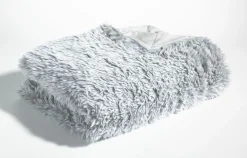 casa NOVA Fellimitatdecke graubeige