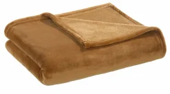 casa NOVA Flanell-Decke orange