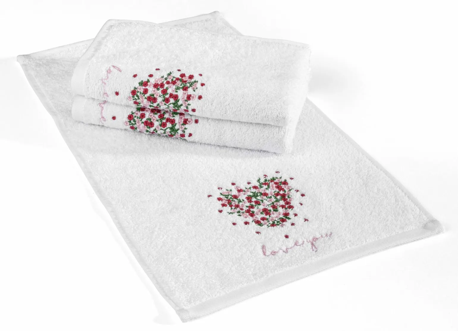 casa NOVA Gästetuch (3er-Pack) weiß