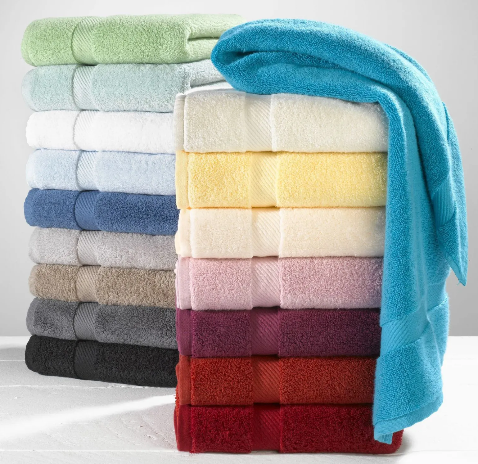 casa NOVA Gästetuch grauschwarz