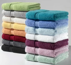 casa NOVA Handtuch gelbweiß