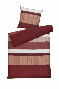 casa NOVA Jersey-Bettwäsche rot