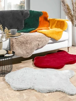 casa NOVA Kunstfell gelb