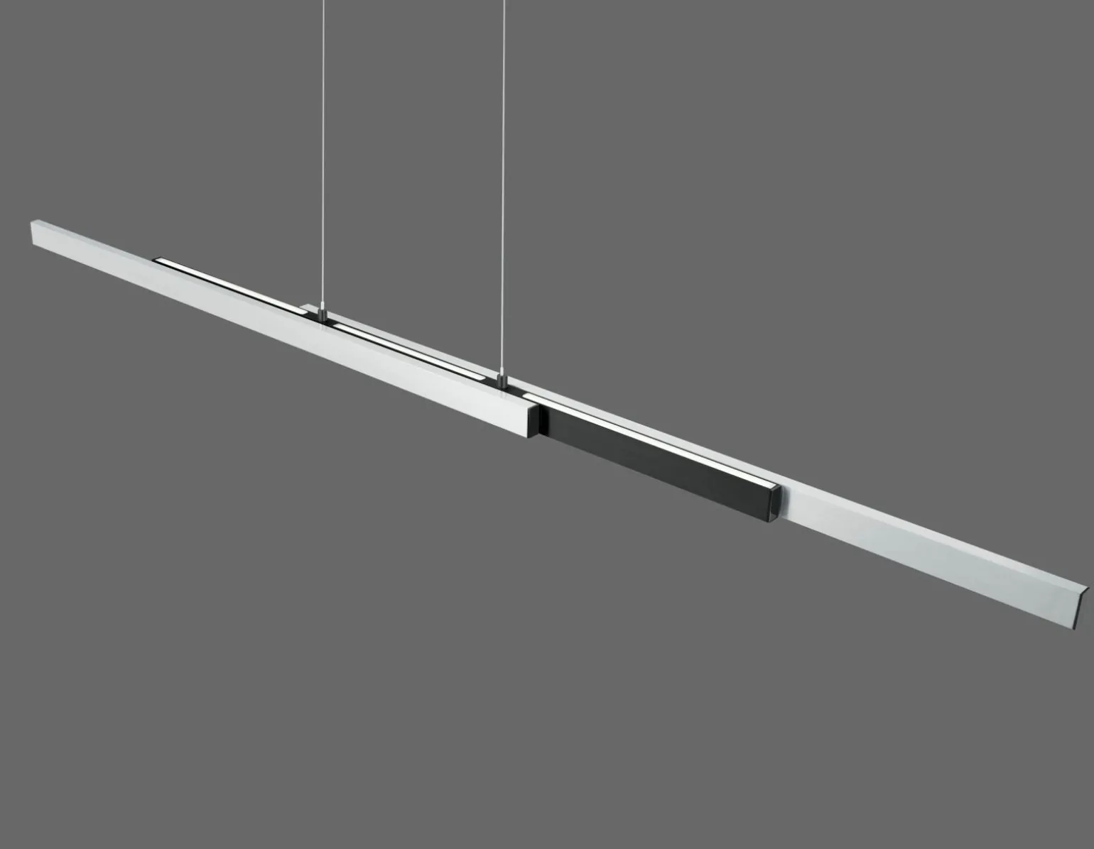 casa NOVA LED - Pendelleuchte silberfarbenschwarz