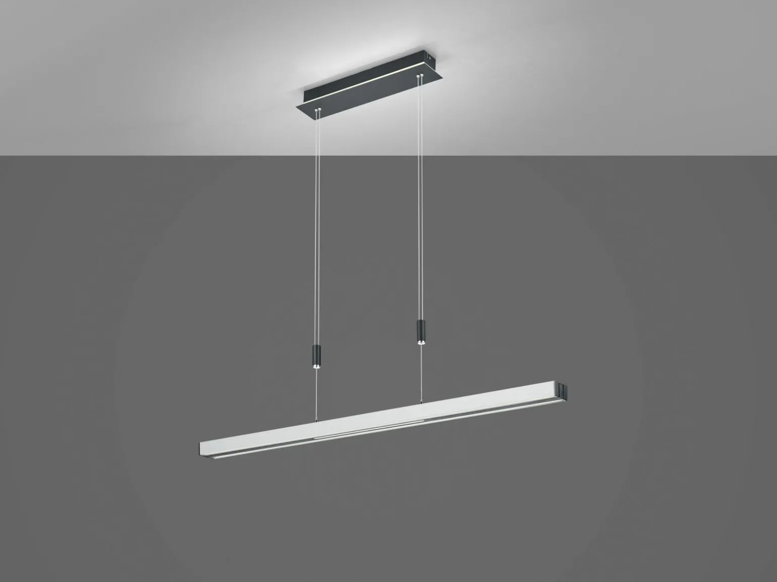 casa NOVA LED - Pendelleuchte silberfarbenschwarz