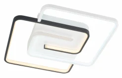 casa NOVA LED-Deckenleuchte schwarzweiß