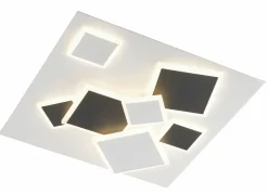 casa NOVA LED-Deckenleuchte schwarzweiß