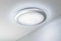 casa NOVA LED-Deckenleuchte weißsilberfarben