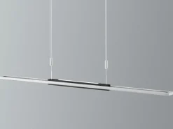 casa NOVA LED-Pendelleuchte grauschwarz