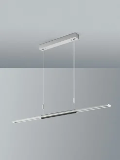 casa NOVA LED-Pendelleuchte grauschwarz