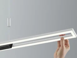 casa NOVA LED-Pendelleuchte grauschwarz