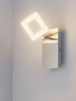 casa NOVA LED-Spot 1flg silberfarben