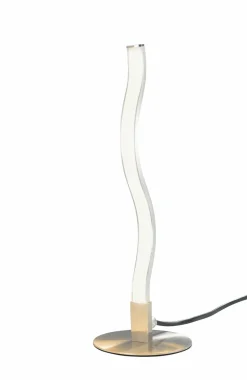 casa NOVA LED-Tischleuchte silberfarben