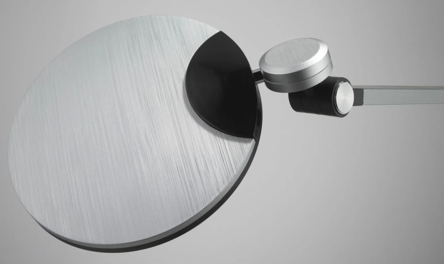 casa NOVA LED-Tischleuchte silberfarbenschwarz