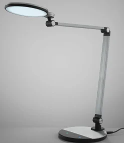 casa NOVA LED-Tischleuchte silberfarbenschwarz