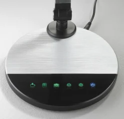 casa NOVA LED-Tischleuchte silberfarbenschwarz