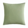 casa NOVA Musselin-Kissenbezug grün