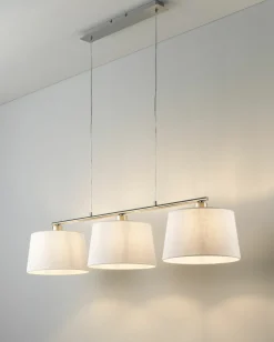 casa NOVA Pendelleuchte 3flg weiß