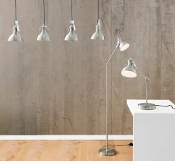 casa NOVA Pendelleuchte 4flg silberfarben