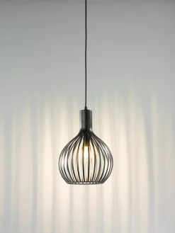 casa NOVA Pendelleuchte 1flg schwarz