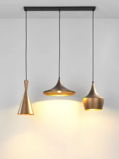 casa NOVA Pendelleuchte goldfarben