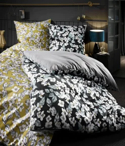 casa NOVA Satin-Bettwäsche grau